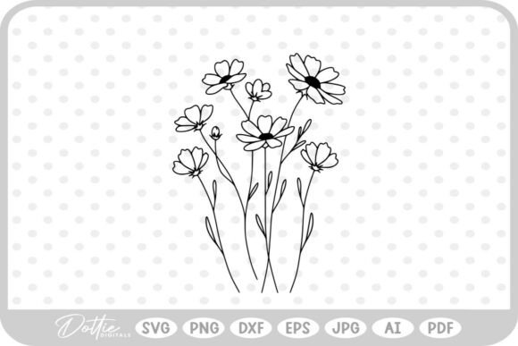 Download Wildflowers Flower Nature SVG PNG DXF - Svg Collection