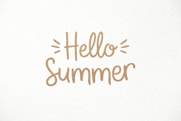 Download Hello Summer SVG. Hand Written Quote SVG - Svg Collection