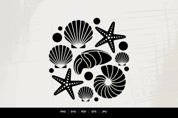 Download Seashell Starfish Ocean SVG - Svg Collection