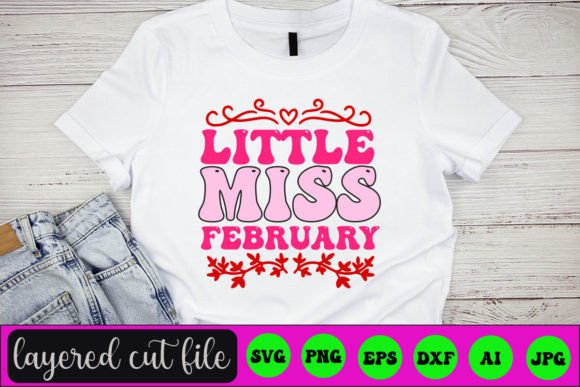 Download Little Miss February RETRO SVG - Svg Collection
