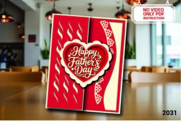 Download Happy Father’s Day Folding Card SVG 2031 - Svg Collection
