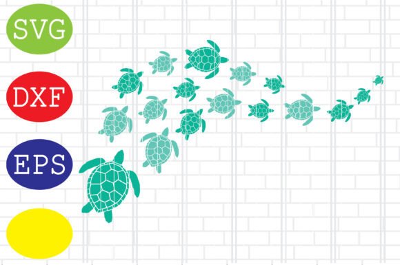 Download Sea Turtle Family Svg, Summer Beach Svg - Svg Collection
