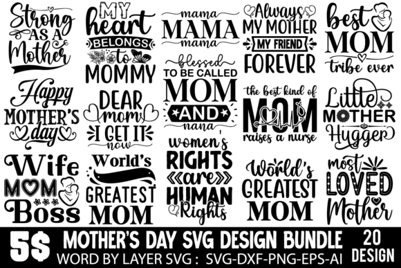 Download Mother's Day SVG Bundle, Mom SVG - Svg Collection