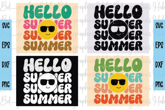 Download Retro Hello Summer Svg - Svg Collection