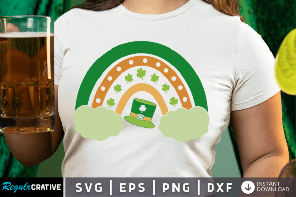 Download St.patrick's Rainbow Clipart Svg Design - Svg Collection