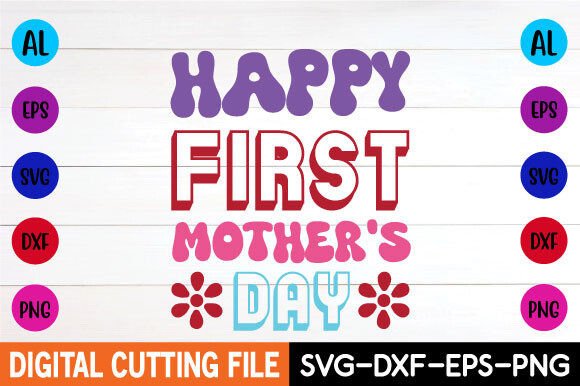 Download Happy First Mother's Day Retro Svg - Svg Collection