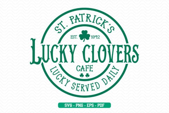 Download St.Patrick’s Day Lucky Clovers SVG PNG - Svg Collection