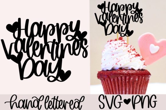 Download Happy Valentine's Day Cake Topper Svg - Svg Collection