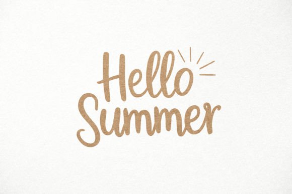Download Hello Summer SVG. Hand Written Quote SVG - Svg Collection