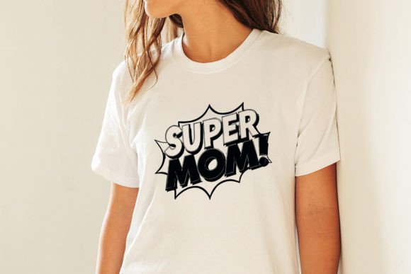 Download Super Mom Comic Style SVG Graphic - Svg Collection