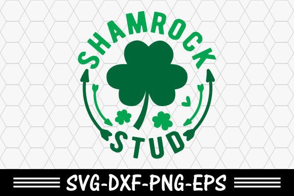 Download St. Patrick's Svg,Shamrock Stud Svg - Svg Collection