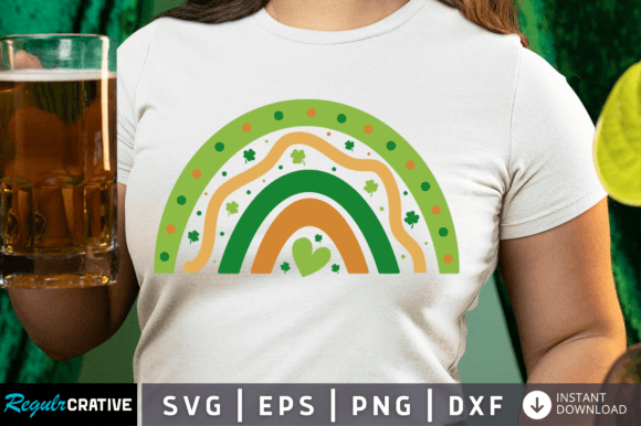 Download St.patrick's Rainbow Clipart Svg Design - Svg Collection