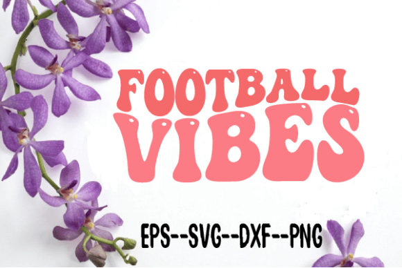 Download Football Vibes  Retro Wavy Svg - Svg Collection