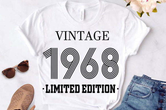 Download Vintage Since 1968 Svg, Birthday Svg, 54 - Svg Collection