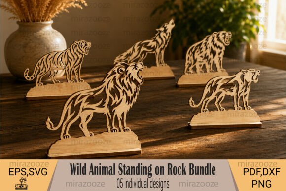 Download Wild Animal Rock Stand SVG Bundle - Svg Collection
