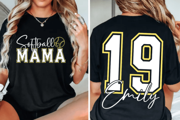 Download Custom Softball Mama SVG, Sports Mom PNG - Svg Collection